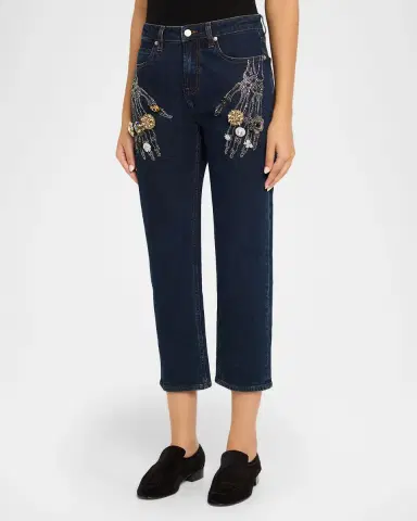 Libertine Buried Treasure Straight-Leg Ankle Boyfriend Jeans | Thumbnail 4 Libertine Buried Treasure Straight-Leg Ankle Boyfriend Jeans | Thumbnail 4