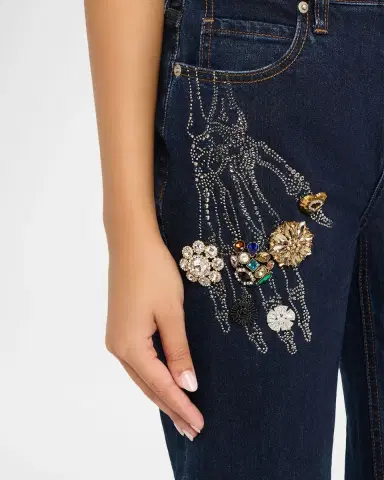 Libertine Buried Treasure Straight-Leg Ankle Boyfriend Jeans | Thumbnail 5 Libertine Buried Treasure Straight-Leg Ankle Boyfriend Jeans | Thumbnail 5