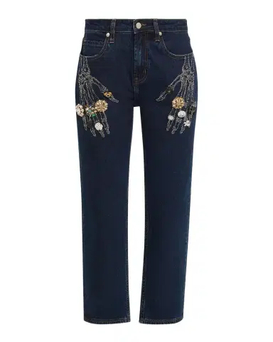 Libertine Buried Treasure Straight-Leg Ankle Boyfriend Jeans | Thumbnail 1 Libertine Buried Treasure Straight-Leg Ankle Boyfriend Jeans | Thumbnail 1