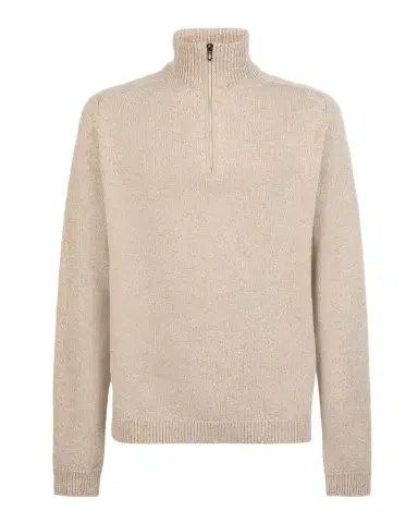 Sease Men 's Cashmere Mouline Half-Zip Sweater | Thumbnail 1 Sease Men 's Cashmere Mouline Half-Zip Sweater | Thumbnail 1