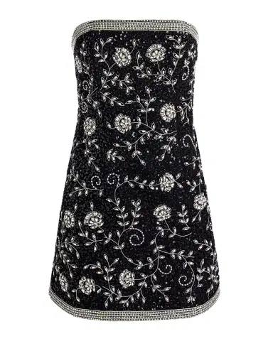 Alice + Olivia Katia Embellished Strapless Mini Dress | Thumbnail 1 Alice + Olivia Katia Embellished Strapless Mini Dress | Thumbnail 1