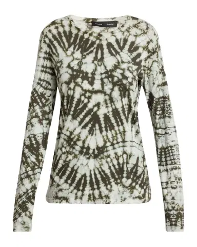 Proenza Schouler Mia Long-Sleeve Tie Dye Top | Thumbnail 1 Proenza Schouler Mia Long-Sleeve Tie Dye Top | Thumbnail 1
