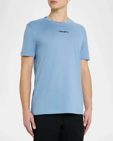 Dolce & Gabbana Men 's Cotton Logo Signature T-Shirt | Thumbnail 4 Dolce & Gabbana Men 's Cotton Logo Signature T-Shirt | Thumbnail 4