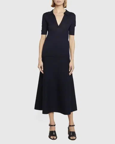 Gabriela Hearst Frank Cashmere Polo Top | Thumbnail 2 Gabriela Hearst Frank Cashmere Polo Top | Thumbnail 2