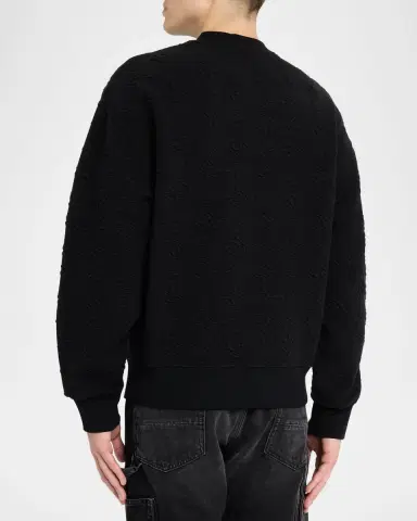 Amiri Men's MA Quad Jacquard Crewneck Sweatshirt | Thumbnail 3 Amiri Men's MA Quad Jacquard Crewneck Sweatshirt | Thumbnail 3