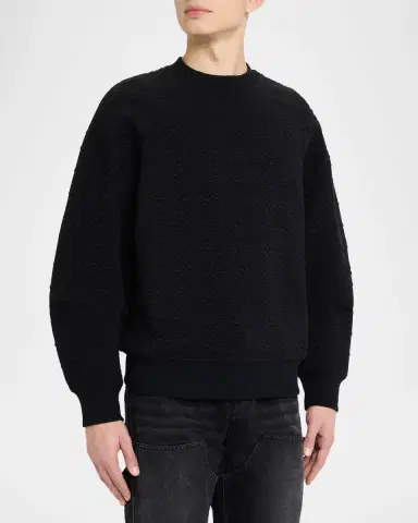 Amiri Men's MA Quad Jacquard Crewneck Sweatshirt | Thumbnail 4 Amiri Men's MA Quad Jacquard Crewneck Sweatshirt | Thumbnail 4