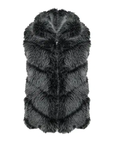 Lyla Grant Fur-Free Quilted Faux Fox Vest | Thumbnail 1 Lyla Grant Fur-Free Quilted Faux Fox Vest | Thumbnail 1
