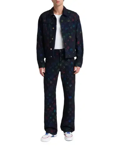 Casablanca Men's Monogram Straight-Leg Jeans | Thumbnail 1 Casablanca Men's Monogram Straight-Leg Jeans | Thumbnail 1