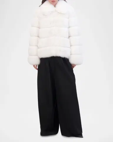 Lyla Grant Fur-Free Quilted Faux Fox Coat | Thumbnail 2 Lyla Grant Fur-Free Quilted Faux Fox Coat | Thumbnail 2