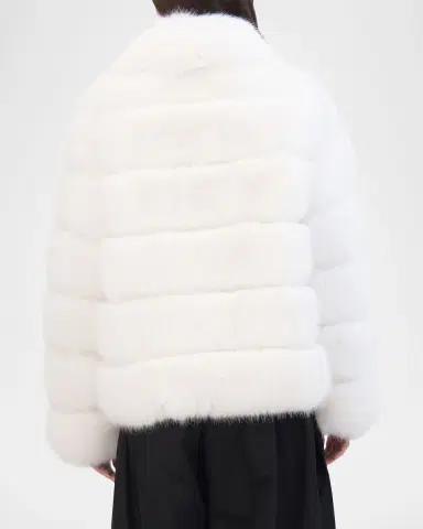 Lyla Grant Fur-Free Quilted Faux Fox Coat | Thumbnail 3 Lyla Grant Fur-Free Quilted Faux Fox Coat | Thumbnail 3