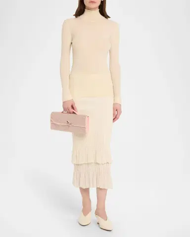 Bottega Veneta Andiamo Crystal Leather Clutch Bag | Thumbnail 5 Bottega Veneta Andiamo Crystal Leather Clutch Bag | Thumbnail 5