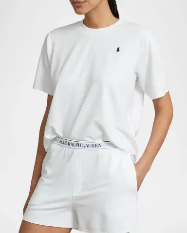 Polo Ralph Lauren Club Terry 2-Piece T-Shirt & Shorts Pajama Set | Thumbnail 3 Polo Ralph Lauren Club Terry 2-Piece T-Shirt & Shorts Pajama Set | Thumbnail 3