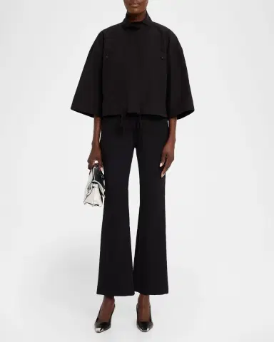 Lafayette 148 New York Gates Cropped Flare-Leg Pants | Thumbnail 2 Lafayette 148 New York Gates Cropped Flare-Leg Pants | Thumbnail 2