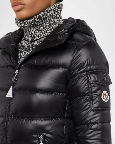Moncler Glements Hooded Mid-Length Down Jacket | Thumbnail 5 Moncler Glements Hooded Mid-Length Down Jacket | Thumbnail 5