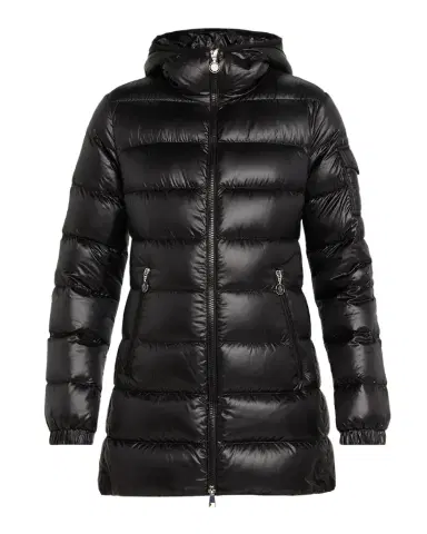Moncler Glements Hooded Mid-Length Down Jacket | Thumbnail 1 Moncler Glements Hooded Mid-Length Down Jacket | Thumbnail 1