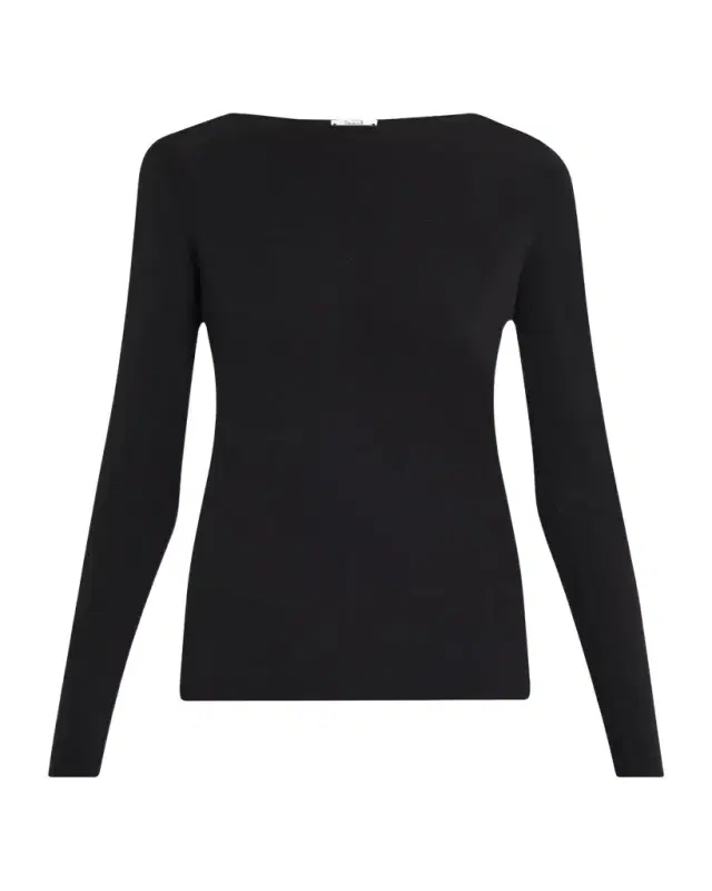 Pure Bateau-Neck Jersey Top Pure Bateau-Neck Jersey Top