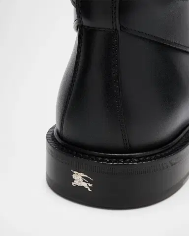 Burberry Men 's Manor Jodhpur Leather Ankle Boots | Thumbnail 3 Burberry Men 's Manor Jodhpur Leather Ankle Boots | Thumbnail 3