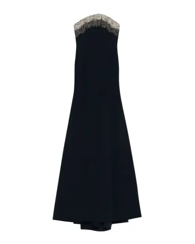Naeem Khan Crystal Embroidered Strapless Trumpet Gown | Thumbnail 1 Naeem Khan Crystal Embroidered Strapless Trumpet Gown | Thumbnail 1