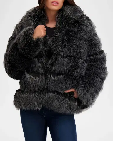 Lyla Grant Fur-Free Quilted Faux Fox Coat | Thumbnail 4 Lyla Grant Fur-Free Quilted Faux Fox Coat | Thumbnail 4