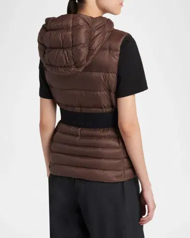 Moncler Melia Hooded Down Vest | Thumbnail 3 Moncler Melia Hooded Down Vest | Thumbnail 3
