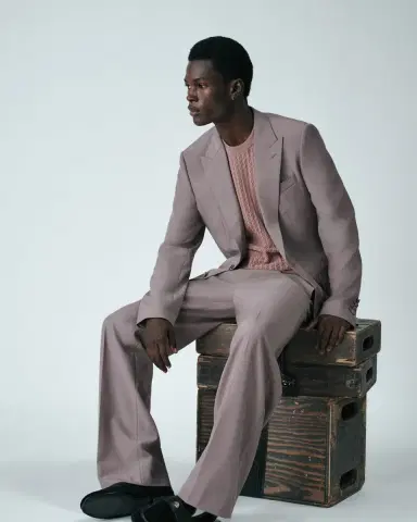 Dolce & Gabbana Men's Wool Straight-Leg Trousers | Thumbnail 4 Dolce & Gabbana Men's Wool Straight-Leg Trousers | Thumbnail 4