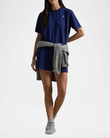 Polo Ralph Lauren Club Terry 2-Piece T-Shirt & Shorts Pajama Set | Thumbnail 2 Polo Ralph Lauren Club Terry 2-Piece T-Shirt & Shorts Pajama Set | Thumbnail 2