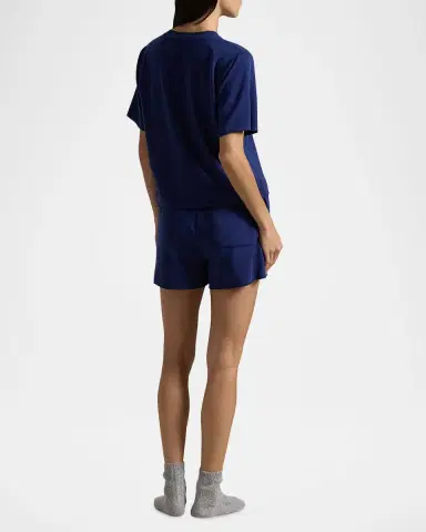 Polo Ralph Lauren Club Terry 2-Piece T-Shirt & Shorts Pajama Set | Thumbnail 3 Polo Ralph Lauren Club Terry 2-Piece T-Shirt & Shorts Pajama Set | Thumbnail 3