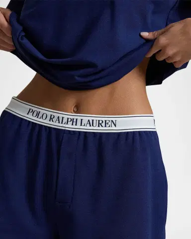 Polo Ralph Lauren Club Terry 2-Piece T-Shirt & Shorts Pajama Set | Thumbnail 5 Polo Ralph Lauren Club Terry 2-Piece T-Shirt & Shorts Pajama Set | Thumbnail 5