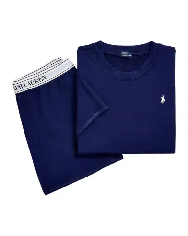 Polo Ralph Lauren Club Terry 2-Piece T-Shirt & Shorts Pajama Set | Thumbnail 1 Polo Ralph Lauren Club Terry 2-Piece T-Shirt & Shorts Pajama Set | Thumbnail 1