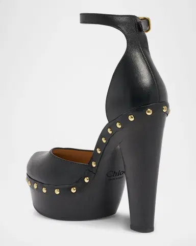 Chloé 130mm Lola Leather Platform Pumps | Thumbnail 4 Chloé 130mm Lola Leather Platform Pumps | Thumbnail 4