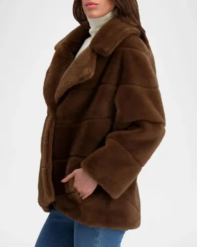 Lyla Grant Fur-Free Leopard Faux Mink Coat | Thumbnail 5 Lyla Grant Fur-Free Leopard Faux Mink Coat | Thumbnail 5