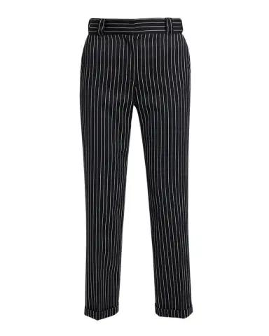TOM FORD Pinstripe Straight-Leg Ankle Trousers | Thumbnail 1 TOM FORD Pinstripe Straight-Leg Ankle Trousers | Thumbnail 1