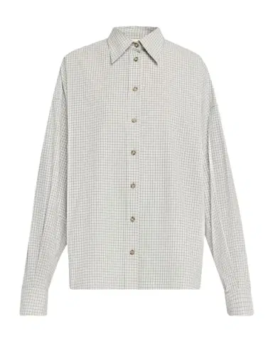 Brandon Maxwell Harvey Check Button-Down Boyfriend Shirt | Thumbnail 1 Brandon Maxwell Harvey Check Button-Down Boyfriend Shirt | Thumbnail 1