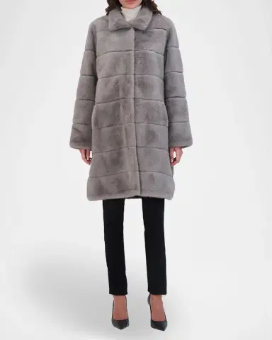 Lyla Grant Fur-Free Reversible Faux Mink Coat | Thumbnail 2 Lyla Grant Fur-Free Reversible Faux Mink Coat | Thumbnail 2
