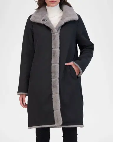 Lyla Grant Fur-Free Reversible Faux Mink Coat | Thumbnail 4 Lyla Grant Fur-Free Reversible Faux Mink Coat | Thumbnail 4