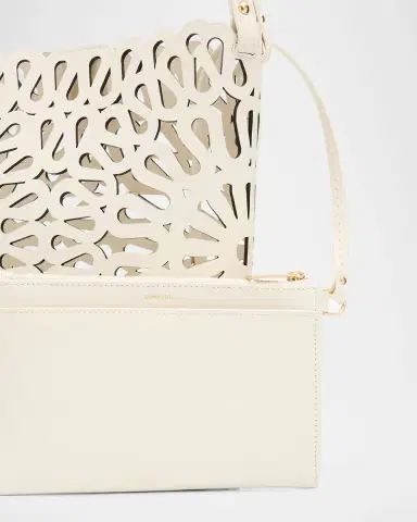 SIMKHAI McCall Laser Cutout Leather Shoulder Bag | Thumbnail 4 SIMKHAI McCall Laser Cutout Leather Shoulder Bag | Thumbnail 4