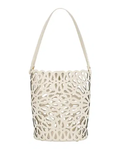 SIMKHAI McCall Laser Cutout Leather Shoulder Bag | Thumbnail 1 SIMKHAI McCall Laser Cutout Leather Shoulder Bag | Thumbnail 1