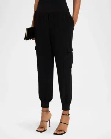 Cinq a Sept Giles Crepe Joggers | Thumbnail 4 Cinq a Sept Giles Crepe Joggers | Thumbnail 4
