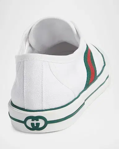 Gucci Tennis 1977 Canvas Low-Top Sneakers | Thumbnail 3 Gucci Tennis 1977 Canvas Low-Top Sneakers | Thumbnail 3