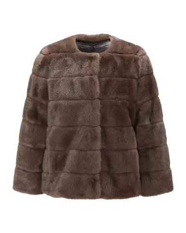 Lyla Grant Fur-Free Short Faux Mink Coat | Thumbnail 1 Lyla Grant Fur-Free Short Faux Mink Coat | Thumbnail 1