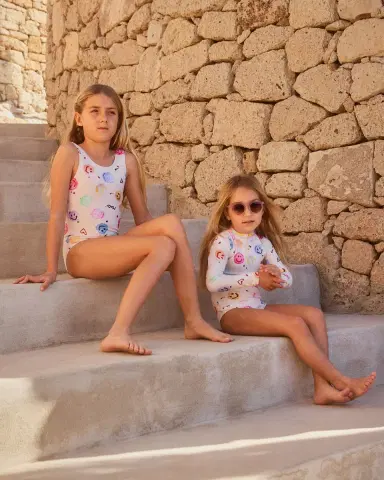 Molo Girl 's Nika One-Piece Swimsuit, Size 3-10 | Thumbnail 4 Molo Girl 's Nika One-Piece Swimsuit, Size 3-10 | Thumbnail 4