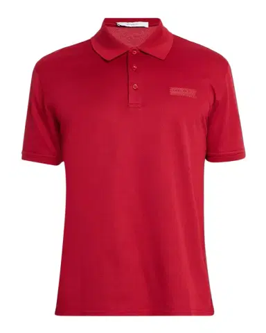 Givenchy Men's Grosgrain Label Pique Polo Shirt | Thumbnail 1 Givenchy Men's Grosgrain Label Pique Polo Shirt | Thumbnail 1
