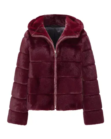 Lyla Grant Fur-Free Hooded Faux Mink Zip Jacket | Thumbnail 1 Lyla Grant Fur-Free Hooded Faux Mink Zip Jacket | Thumbnail 1