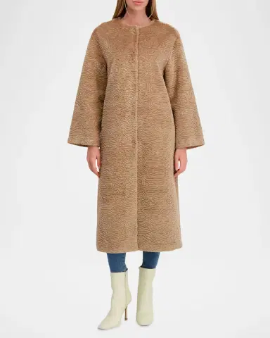 Lyla Grant Fur-Free Textured Faux Shearling Coat | Thumbnail 2 Lyla Grant Fur-Free Textured Faux Shearling Coat | Thumbnail 2