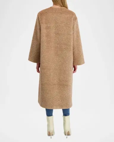 Lyla Grant Fur-Free Textured Faux Shearling Coat | Thumbnail 3 Lyla Grant Fur-Free Textured Faux Shearling Coat | Thumbnail 3