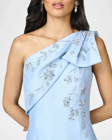 SACHIN & BABI Olivia Beaded Bow-Embellished Mikado Gown | Thumbnail 5 SACHIN & BABI Olivia Beaded Bow-Embellished Mikado Gown | Thumbnail 5