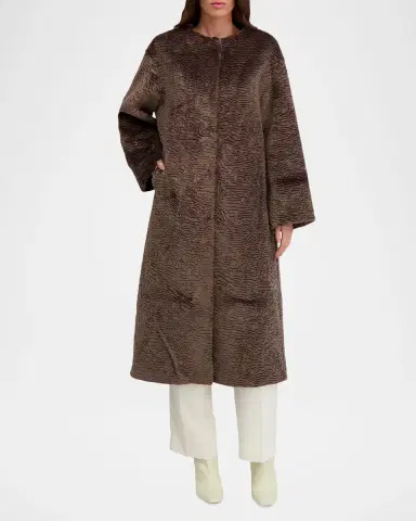 Lyla Grant Fur-Free Textured Faux Shearling Coat | Thumbnail 2 Lyla Grant Fur-Free Textured Faux Shearling Coat | Thumbnail 2