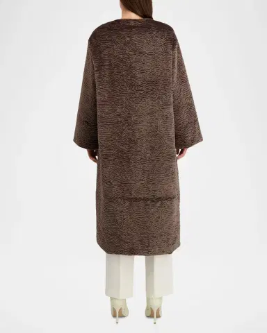 Lyla Grant Fur-Free Textured Faux Shearling Coat | Thumbnail 3 Lyla Grant Fur-Free Textured Faux Shearling Coat | Thumbnail 3