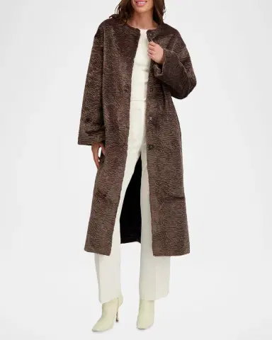 Lyla Grant Fur-Free Textured Faux Shearling Coat | Thumbnail 4 Lyla Grant Fur-Free Textured Faux Shearling Coat | Thumbnail 4