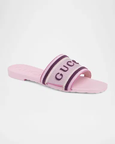 Gucci Luna Logo Jacquard Slide Sandals | Thumbnail 2 Gucci Luna Logo Jacquard Slide Sandals | Thumbnail 2